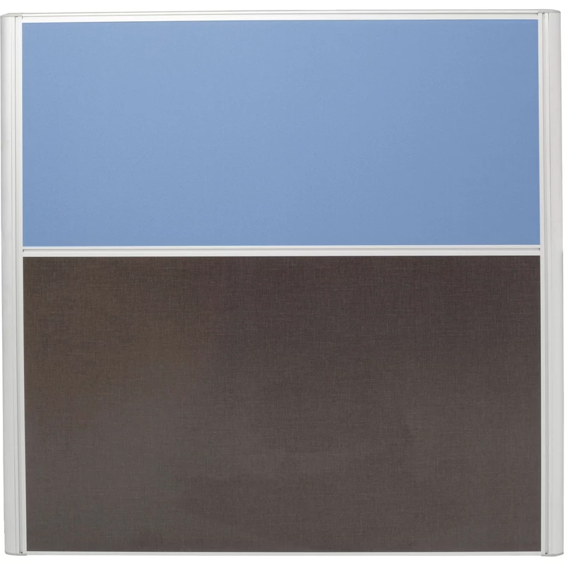 Rapidline Rapid Screen 1200W x 30D x 1250mmH Blue Fabric / Ironstone Base