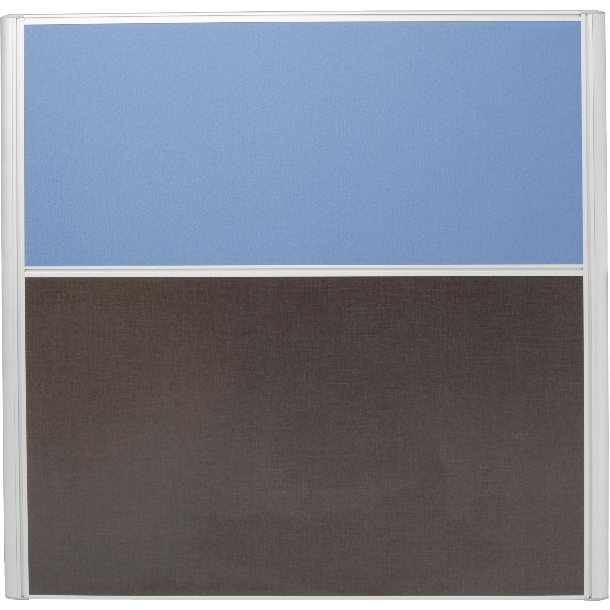 Rapidline Rapid Screen 1800W x 30D x 1250mmH Blue Fabric / Ironstone Base