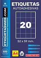 ML ETI.AUT. SIN IMP. 52x59 LASER 4B. Cx10000