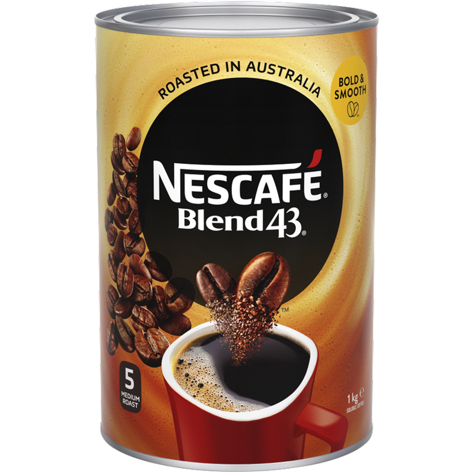 Nescafe Blend 43 Instant Coffee 1kg Can