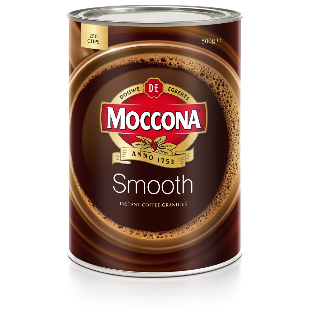 Moccona Smooth Instant Coffee Granules 500gm Can