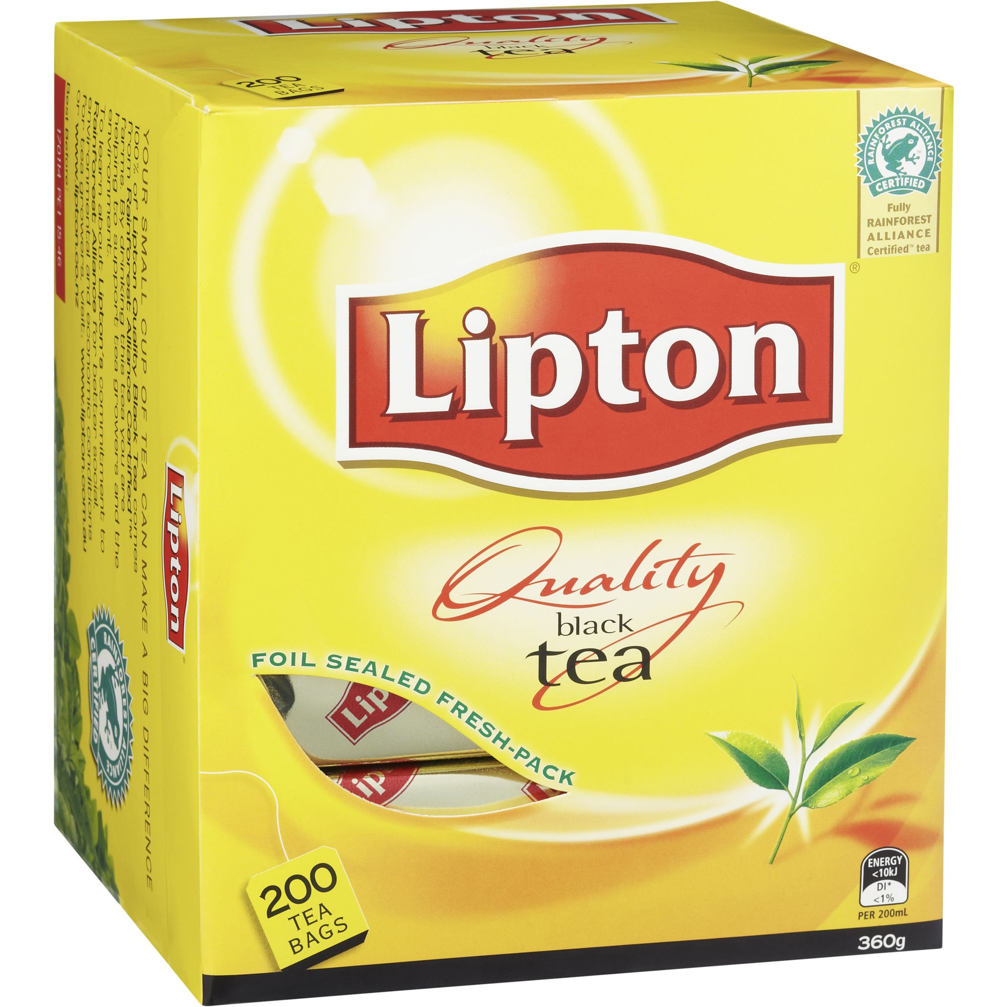 Lipton Black Tea Bags Pack  Of 200