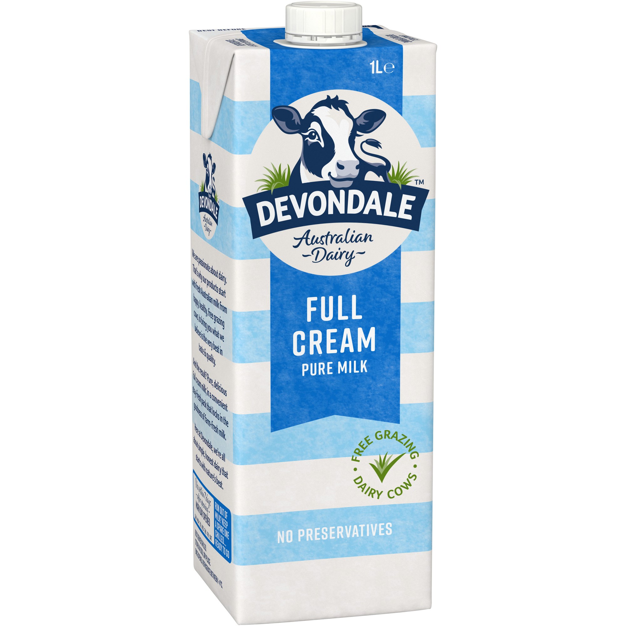 Devondale UHT Long Life Full Cream Milk 1 Litre Pack  Of 10