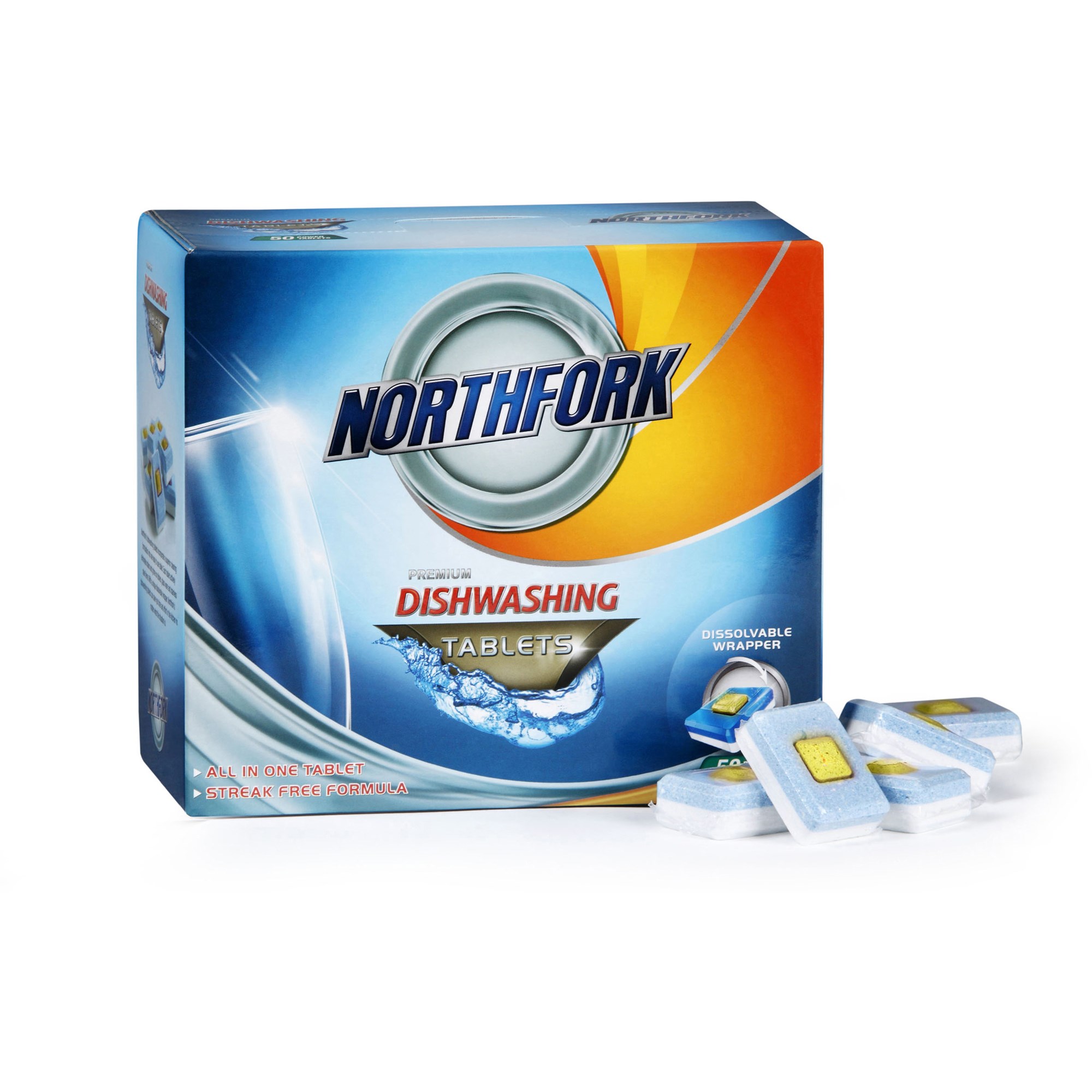 Northfork Premium Dishwashing Tablets All in One Box  Of 50