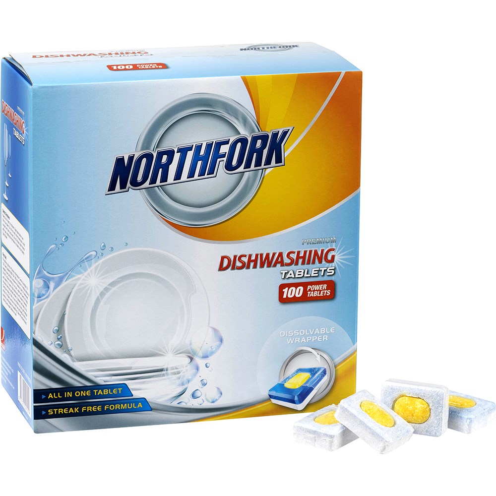Northfork Premium Dishwashing Tablets All in One Box  Of 100