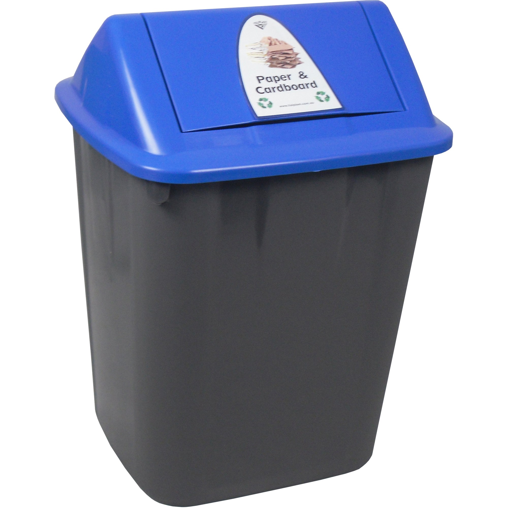 Italplast Waste Separation Bin 32 Litres Paper & Cardboard Blue