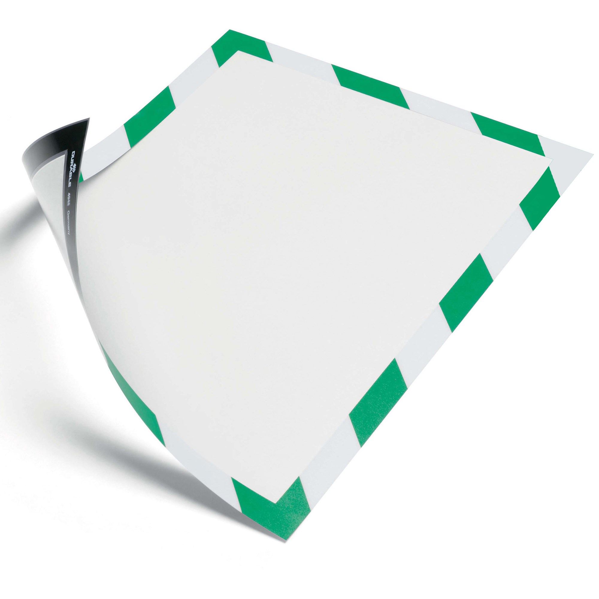 Durable Magnetic Frame A4 Security Green On White Pack  Of 5
