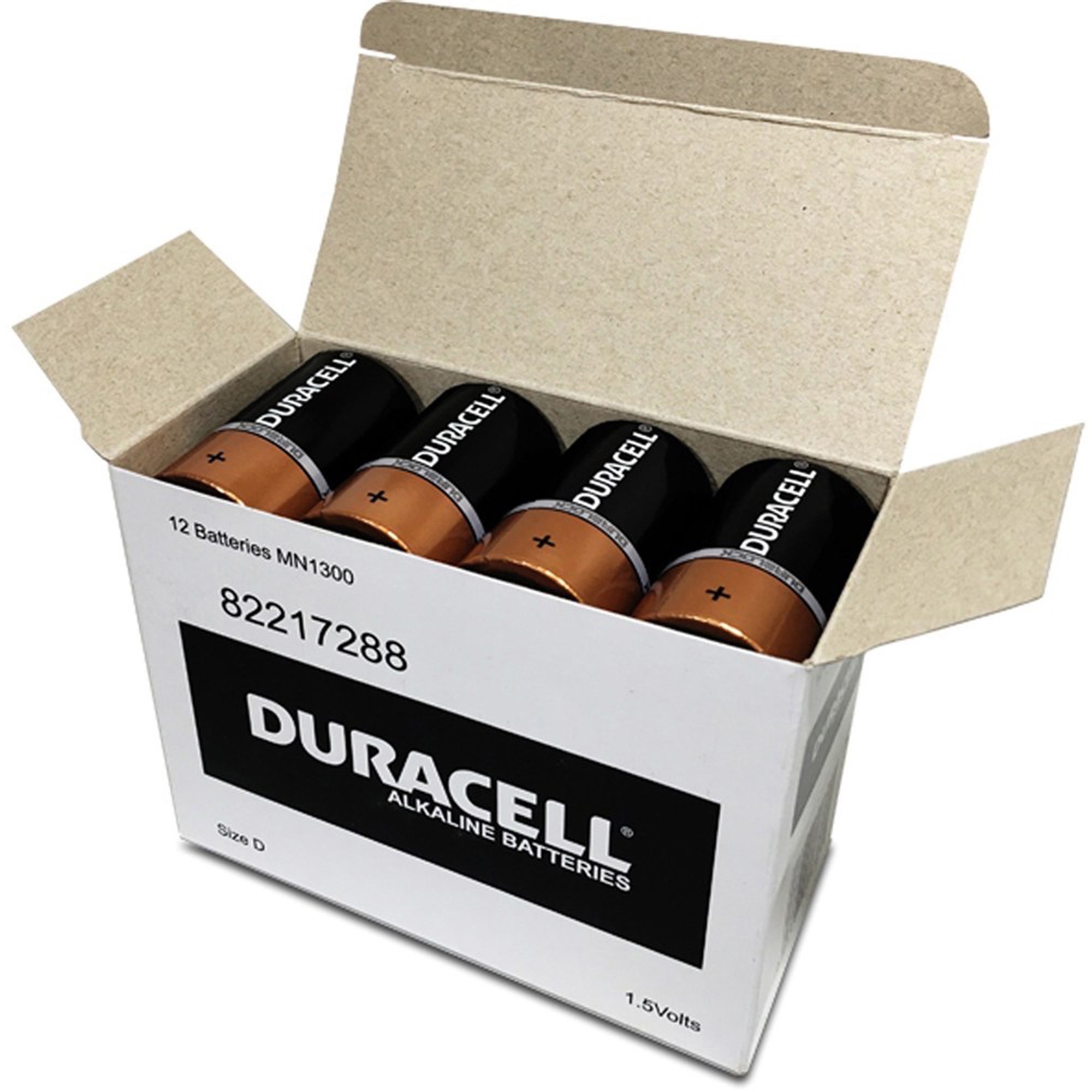 Duracell Coppertop Alkaline Battery Size D Pack  Of 12