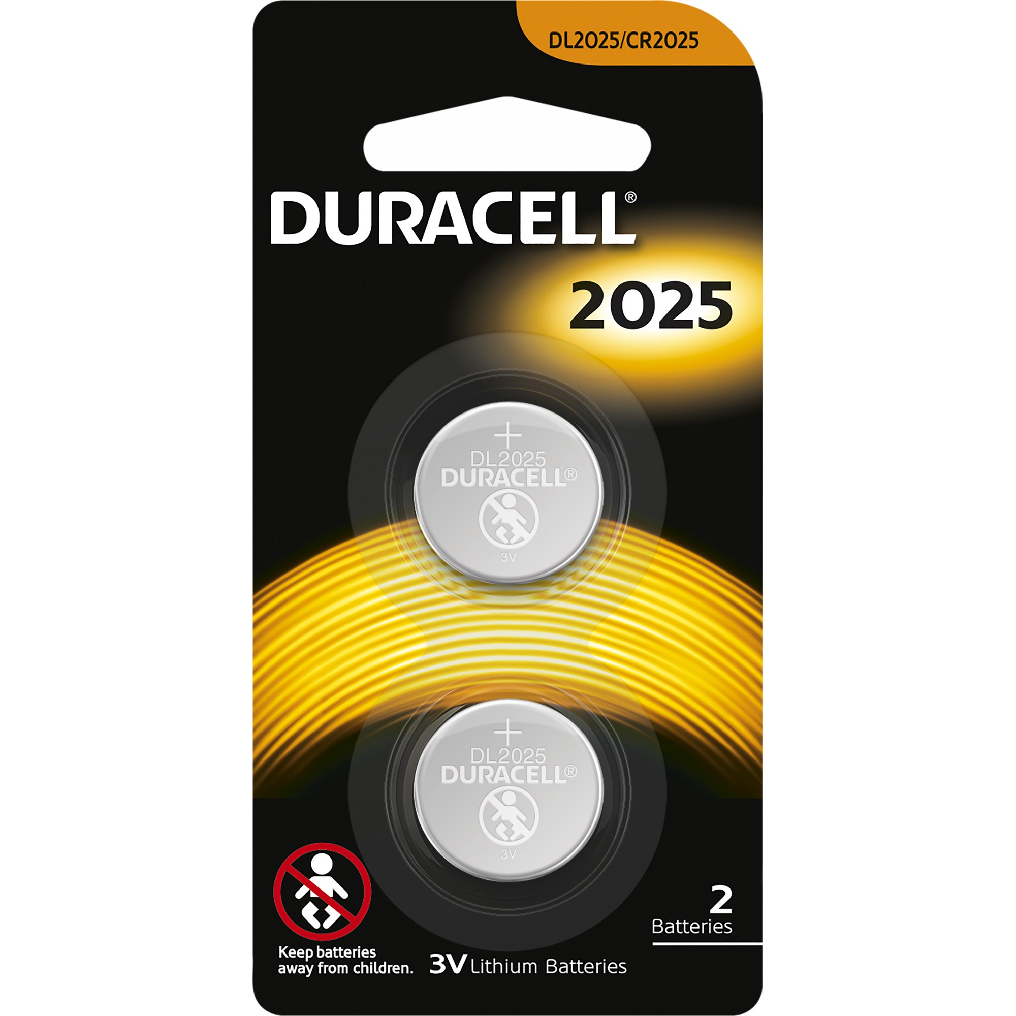 Duracell Speciality Lithium Button Battery 2025 Pack  Of 2