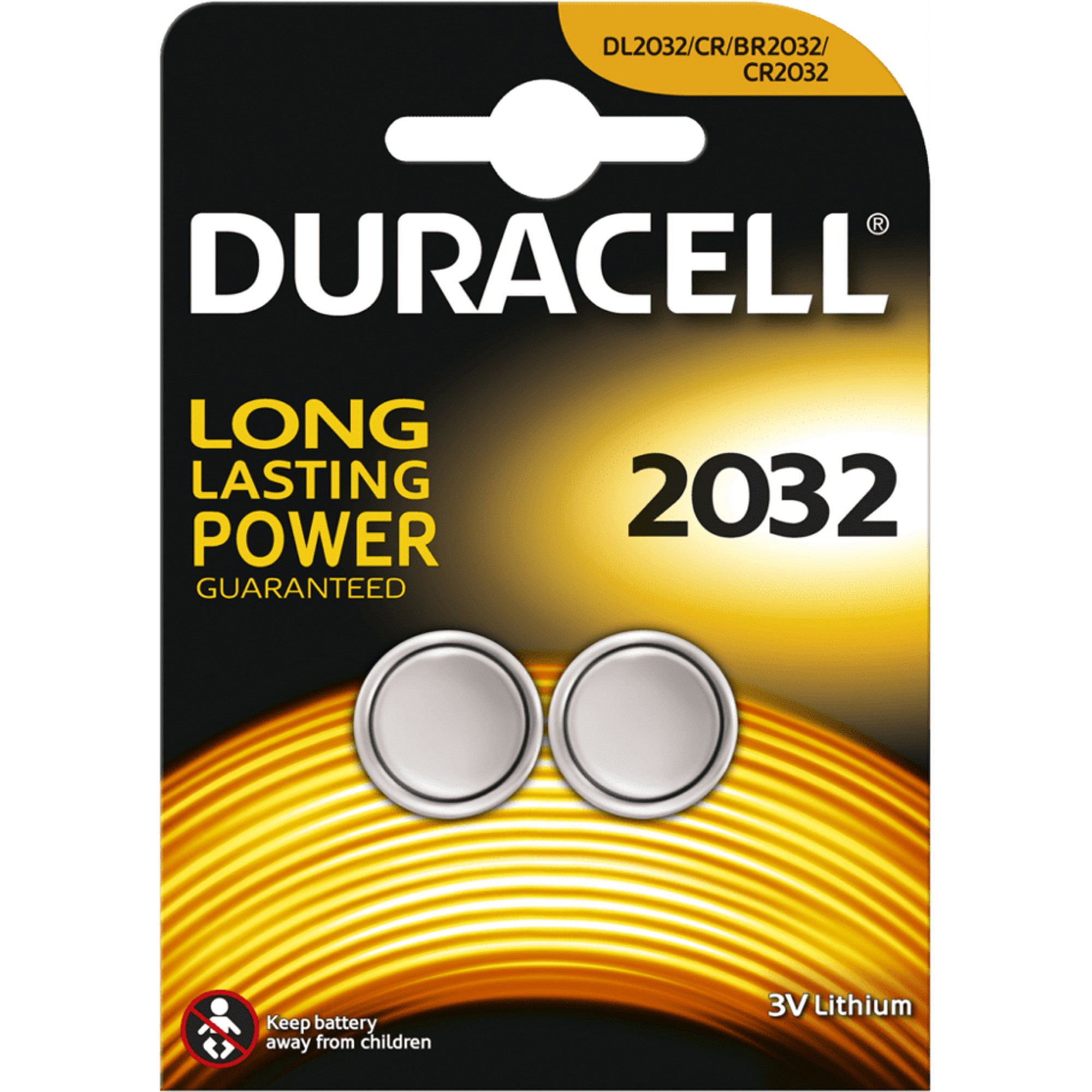 Duracell Speciality Lithium Button Battery 2032 Pack  Of 2