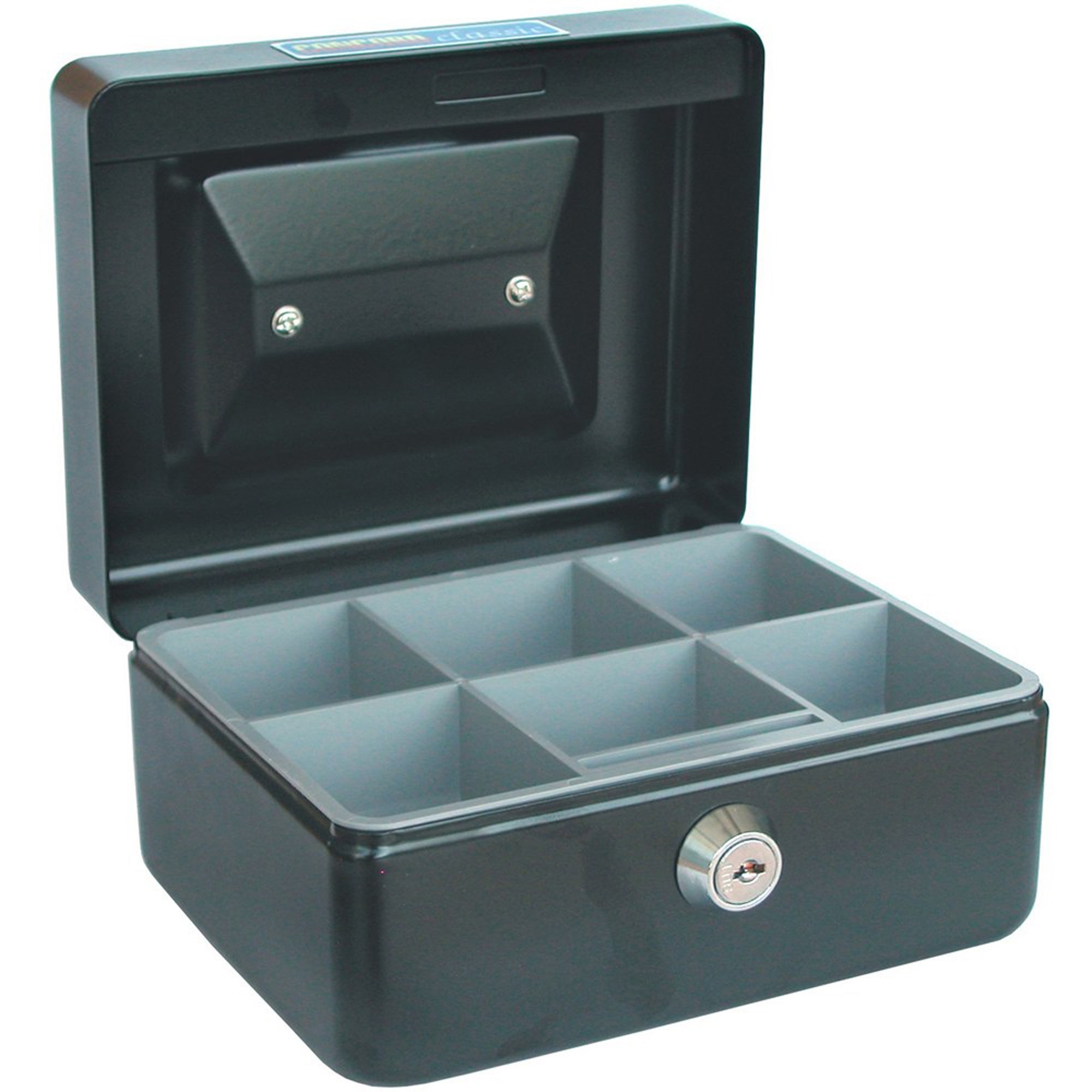 Esselte Classic Cash Box  No.6 152 x 118 x 80mm Black