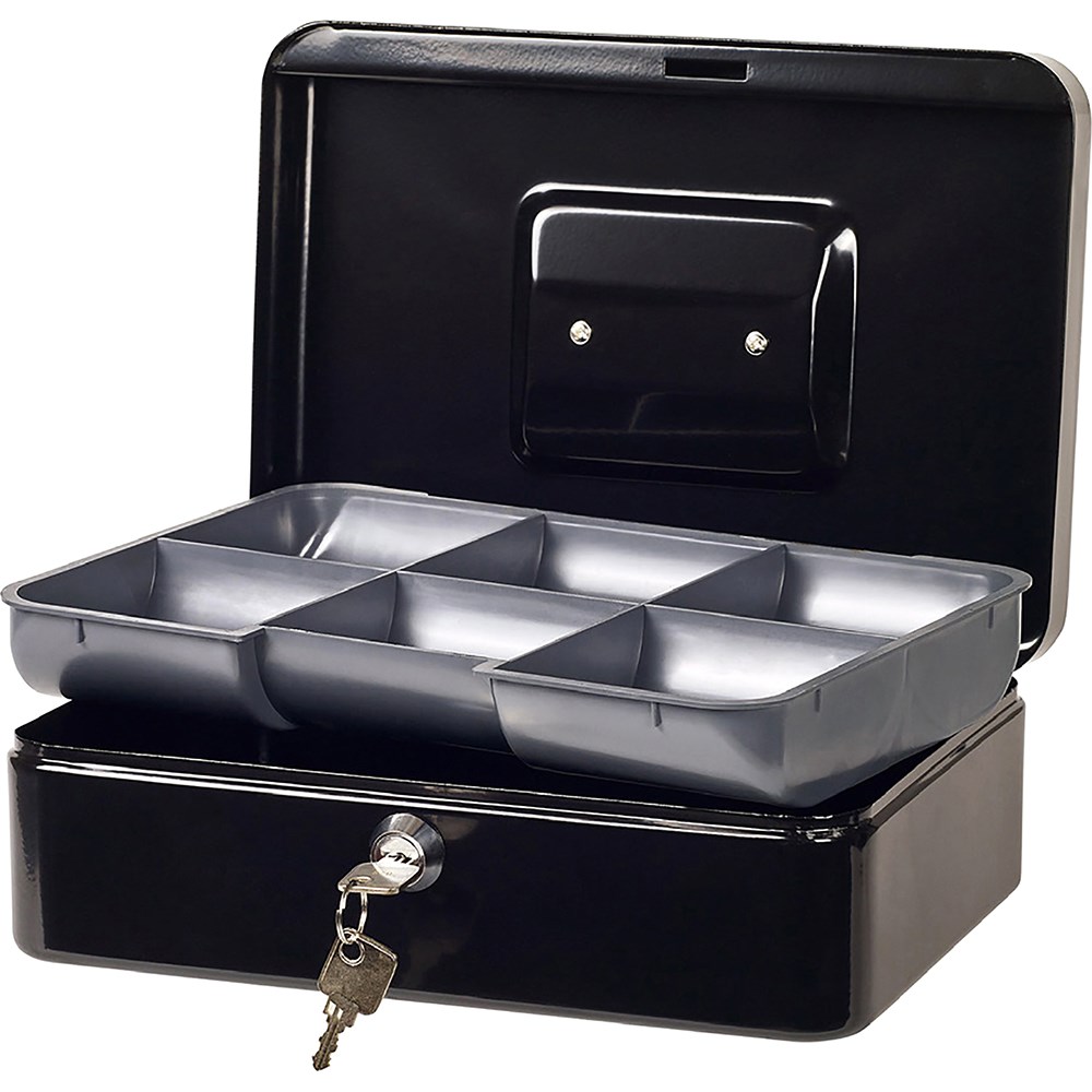 Esselte Classic Cash Box  No.8 200 x 150 x 80mm Black