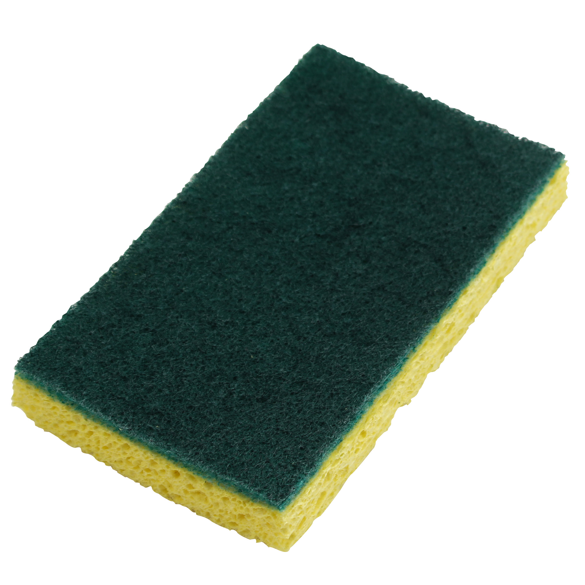Performance Plus Cellulose Scrubbing Sponge Green/Yellow Med. Duty 6.25 x 3.25 20 / cs