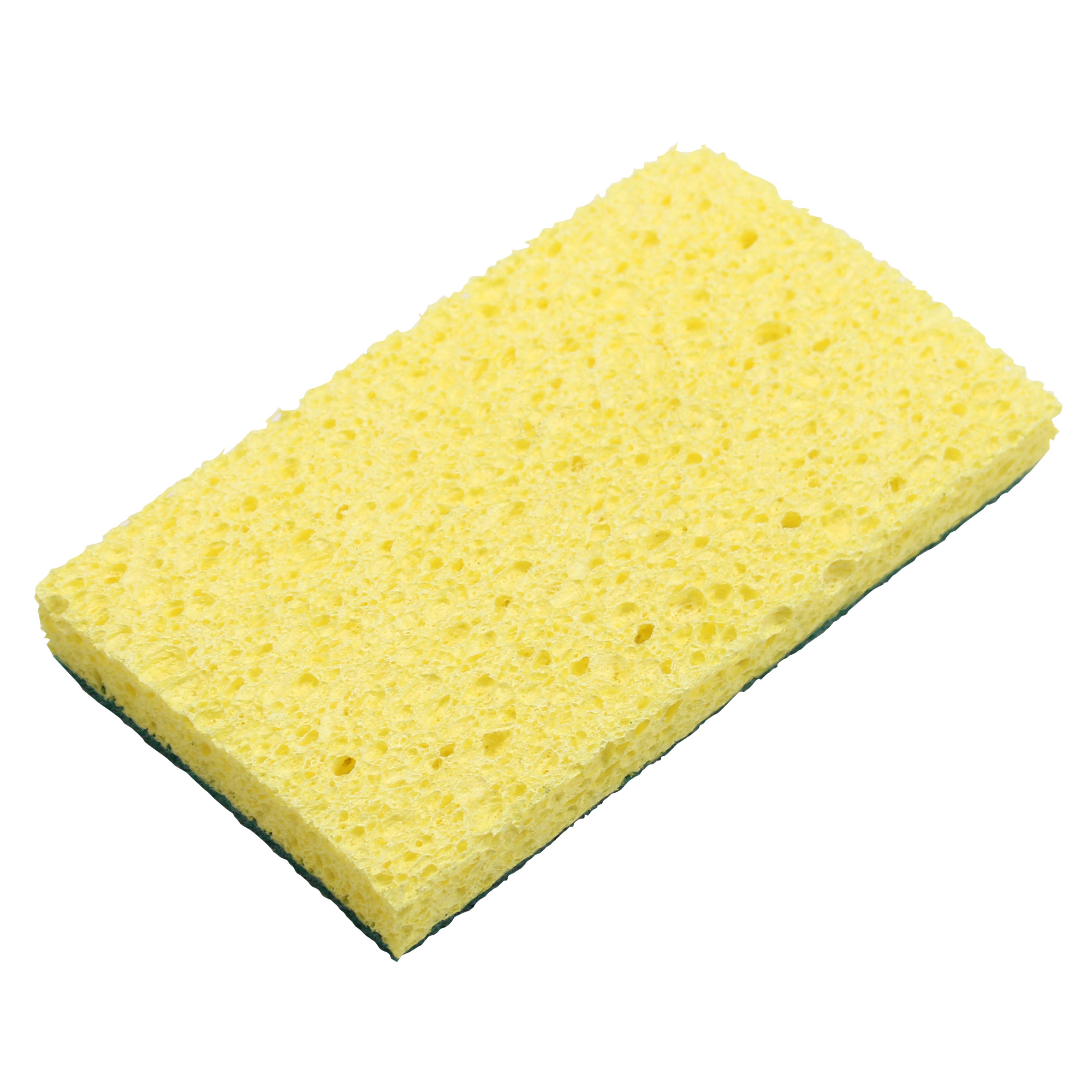 Performance Plus Cellulose Scrubbing Sponge Green/Yellow Med. Duty 6.25 x 3.25 20 / cs