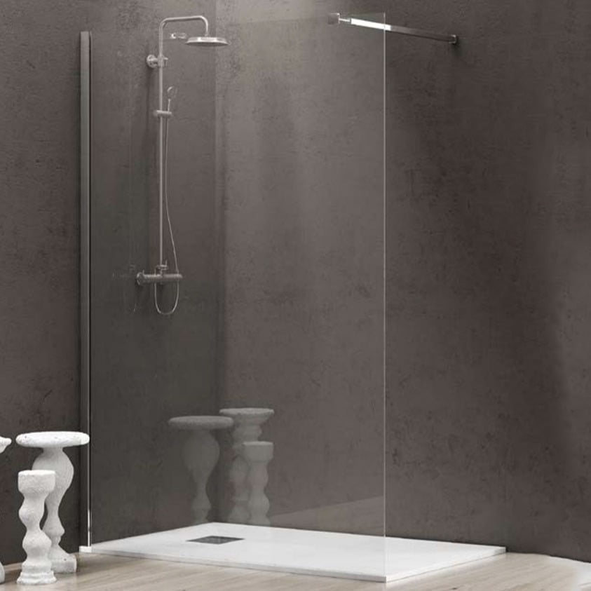 Paravan dus KARAG, WALKIN 1 CHROME 700X2000 mm, 8 mm, anticalcar