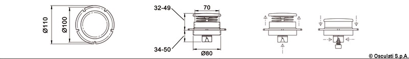 Wind Shell venting system Open / Close valve