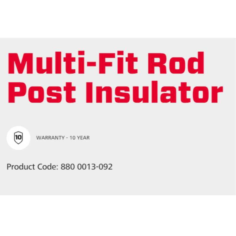Speedrite Multi-Fit Rod Post Insulator - 25 Pcs