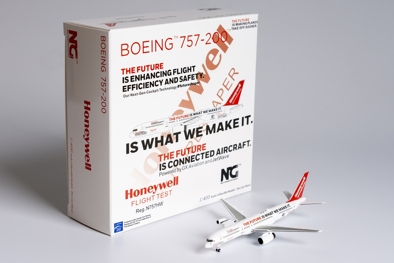 757-200 Honeywell Aviation Services 2021 livery with test engine