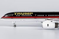 The Trump Organization 757-200 with national flag on tail