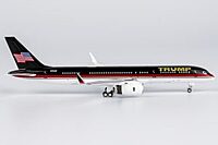 The Trump Organization 757-200 with national flag on tail