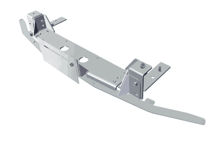 Toyota Land Cruiser 100 Hidden Winch Mount Toyota Land Cruiser 100 Hidden Winch Mount