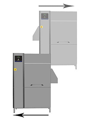 534410 SINGLE RINSE RT, 100R/H, ELECTRIC, 60HZ