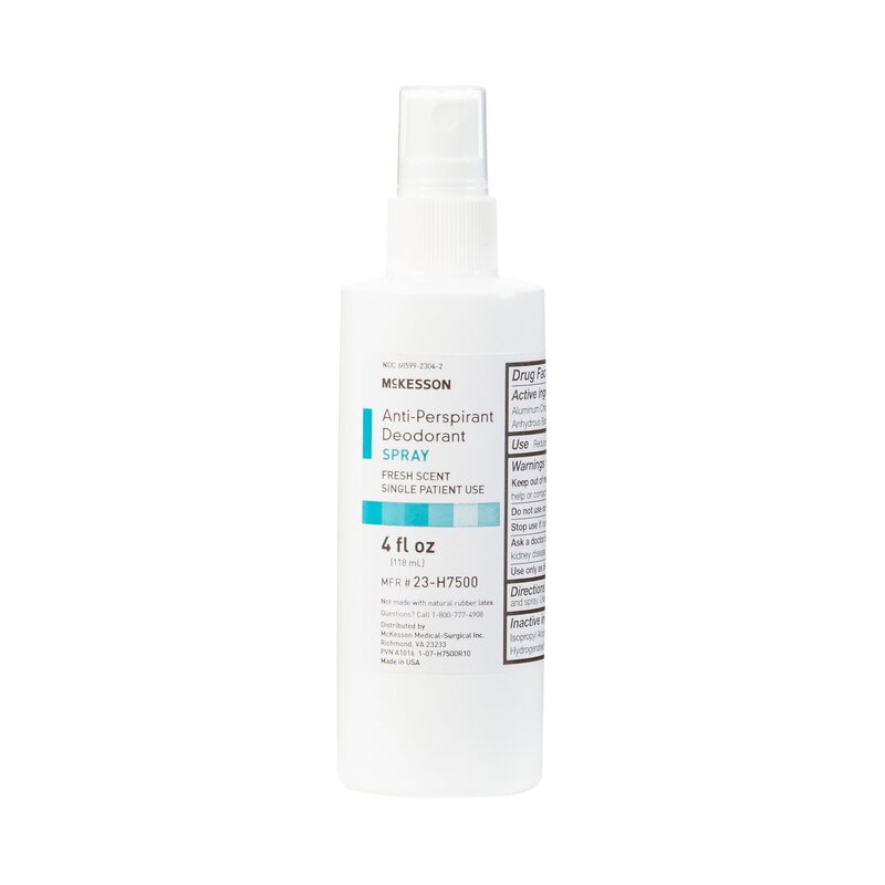 McKesson 4 oz Antiperspirant & Deodorant Pump Spray – Fresh Scent
