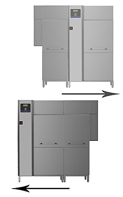 535122 DUAL RINSE RT, 250R/H, ELECTRIC, R L, 220-240V/ 3/ 60HZ