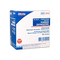 Dukal™ Tongue Depressor Senior 6 Inch Wood