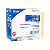 Dukal™ Tongue Depressor Senior 6 Inch Wood