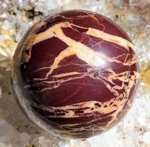 Chocolate Calcite Sphere (India) 45-47mm
