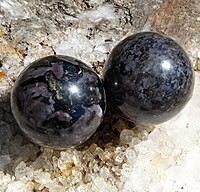 Indigo Gabbro Sphere (India) 44-45mm Indigo Gabbro Sphere (India) 44-45mm