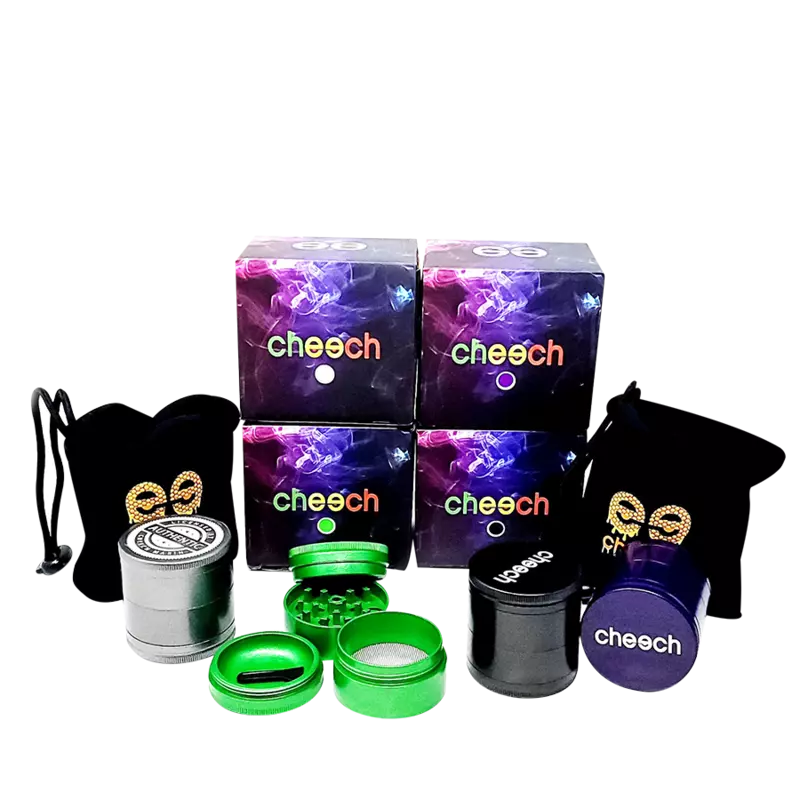 53C-NS 53MM CHEECH NON STICK GRINDER WITH POUCH AND BOX