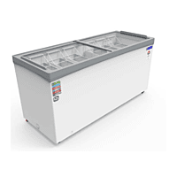 Blue Star Glass Top Deep Freezer-GT5-475N with 421 litre storage capacity Blue Star Glass Top Deep Freezer-GT5-475N with 421 litre storage capacity