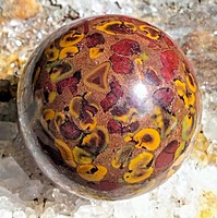 Fruit Jasper Sphere (India) 52-55mm Fruit Jasper Sphere (India) 52-55mm
