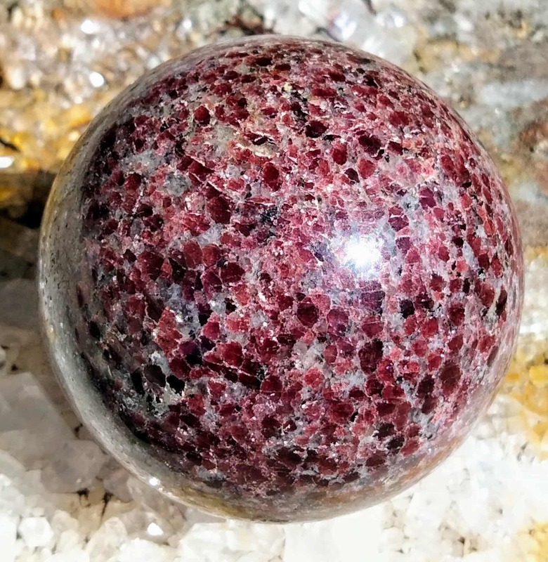 Garnet Sphere (India) 48-50mm Garnet Sphere (India) 48-50mm