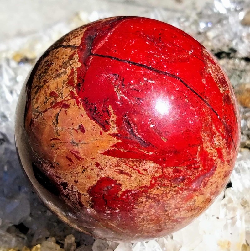 Red Jasper Sphere (India) 51-54mm Red Jasper Sphere (India) 51-54mm