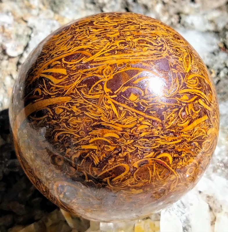 Miriam Jasper / Scrollstone Sphere (India) 51-53mm