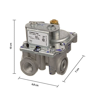 541103 VALVULA SOLENOIDE, 24V, 3.5" WC, NAT, 1 COIL , 3/8" FPT IN/OUT,