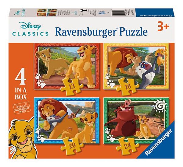 The Lion King 4 in a Box Puzzle