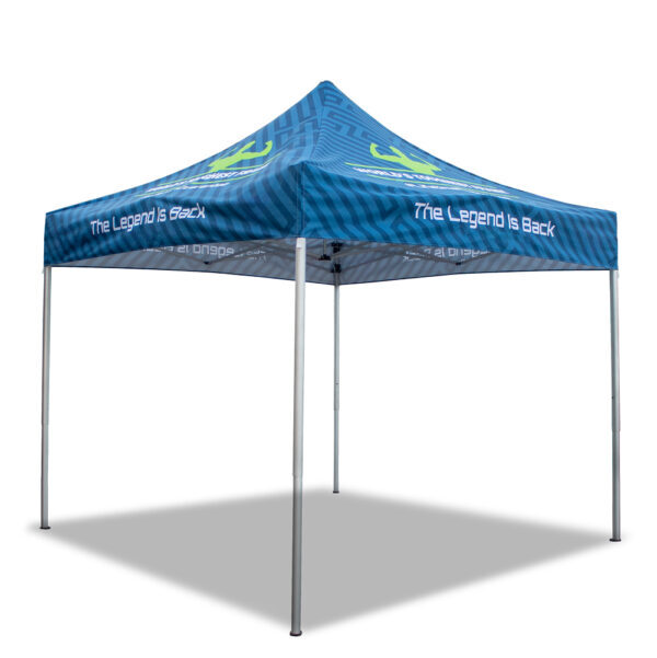 World’s Toughest Gazebo 3 x 3m, Dye Sub, Aluminium