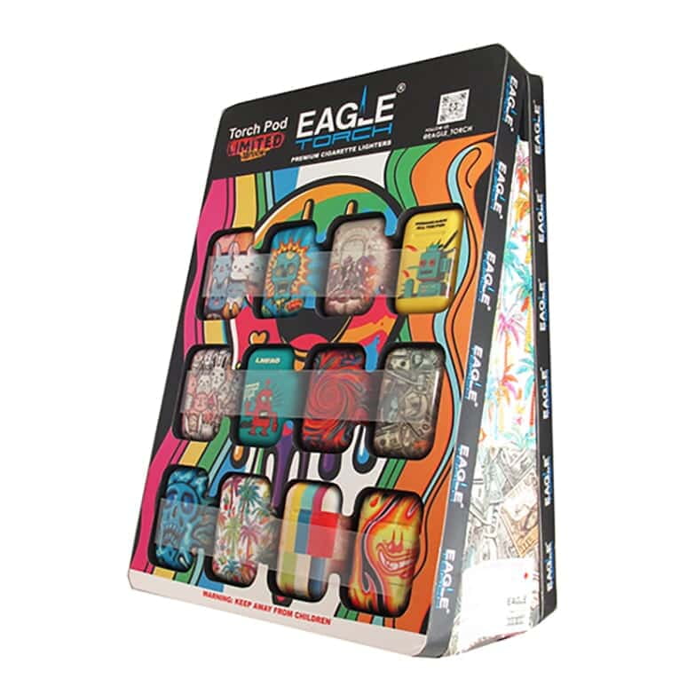 EAGLE TORCH POD LIGHTER DISPLAY | 24CT