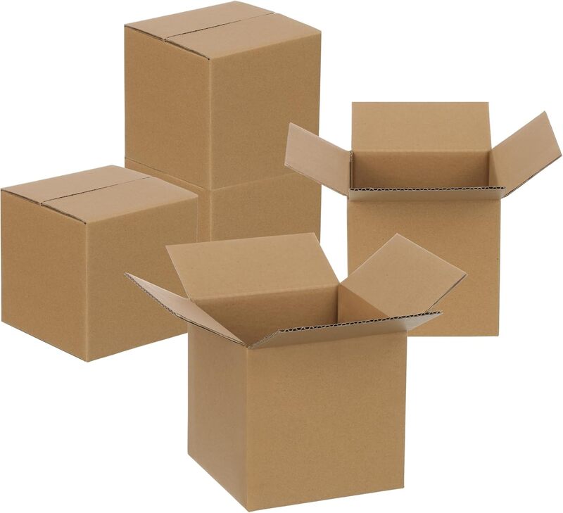 100 5x5x5 Kraft Cardboard Shipping Box