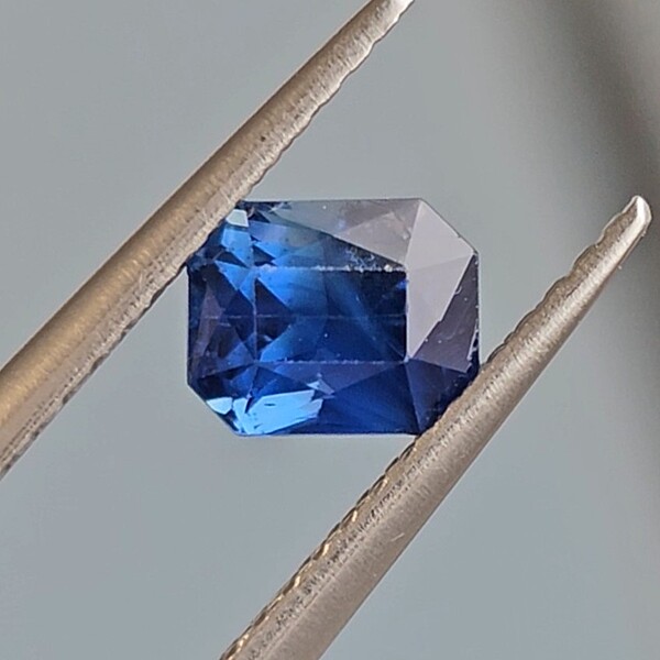 1.08ct Radiant Brilliant Cut Sapphire