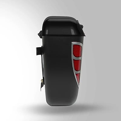 STUDDS SIDE BOX SAFARI WITH MAIN FRAME & UNIVERSAL FITMENT CLAPMS BLACK