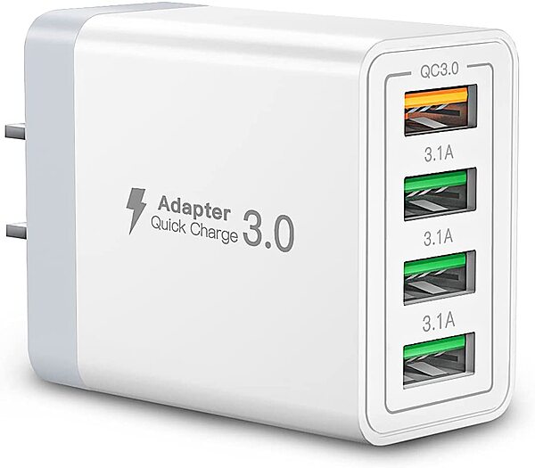 Cube Chargeur 4 Ports Fast Charge 3.0