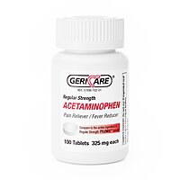Geri-Care® Acetaminophen Pain Relief Tablets 325 mg, 100 Count Bottle