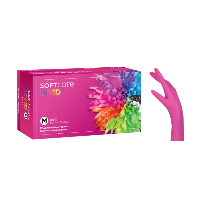 VIVID GRIP TOUCH LATEX POWDER FREE GLOVES LARGE (100PK)