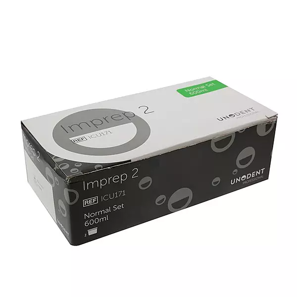 UNODENT IMPREP 2 AC IMPRESSION MATERIAL PUTTY- SOFT NORMAL SET (GREEN) (2 X 300ML)