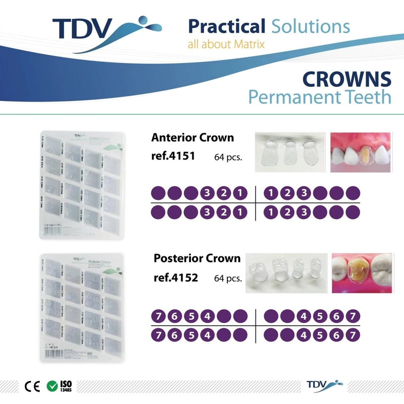 CROWN FORMS POSTERIOR SET-TDV